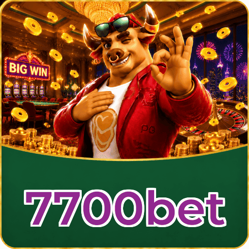 7700bet Logo - Bônus com Rollover Justo
